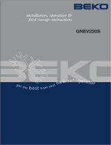 Beko GNEV220 User manual