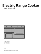 Beko KDVC100X 100cm Electric Range Cooker Owner's manual