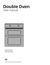 Beko KDVC563AK 50cm Double Oven Electric Cooker Owner's manual