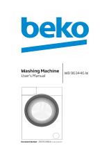 Beko WB963446 Owner's manual