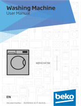 Beko WJ842443 Owner's manual