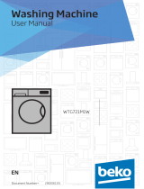 Beko WTG721M1 Owner's manual
