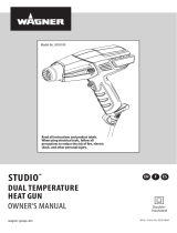 Wagner SprayTech Studio Dual Temp Heat Gun User manual