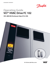 Danfoss VLT® HVAC Drive FC 102, 355-800 kW, Encl User guide