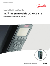 Danfoss VLT® Programmable I/O MCB 115 Installation guide