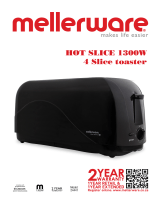 Mellerware HOT SLICE 1300W 24441 User manual