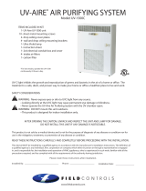 FIELD CONTROLS UV-Aire 1500 Portable Air Purifier Owner's manual