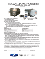 FIELD CONTROLS SWG & SWG Stainless Power Venter Operating instructions