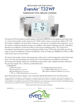 FIELD CONTROLS EvenAir T32WF Thermostat User manual
