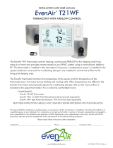 FIELD CONTROLS EvenAir T21WF Thermostat User manual