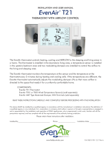 FIELD CONTROLS EvenAir T21 Thermostat User manual