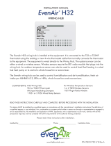 FIELD CONTROLS EvenAir H32 User manual