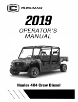 Cushman Hauler 4x4 Diesel Crew User manual