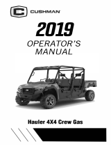 Cushman Hauler 4x4 Gas Crew User manual