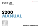 Boneco S200 User manual