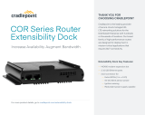 Cradlepoint COR Extensibility Dock Quick start guide