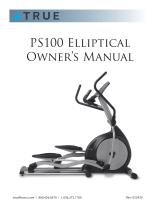 True Fitness PS100 Elliptical User manual