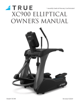 True Fitness 900 Elliptical User manual