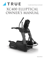 True Fitness 400 Elliptical User manual