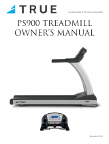 True Fitness PS900 Treadmill User manual