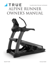 True Fitness Alpine Runner User manual