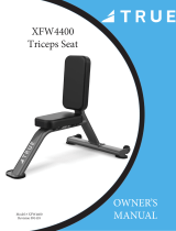 True Fitness XFW-4400 Triceps Seat User manual