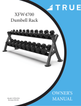 True Fitness XFW-4700 Dumbbell Rack User manual
