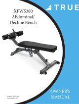 True Fitness XFW-5300 Abdominal Decline Bench User manual