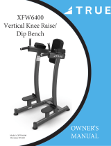 True Fitness XFW-6400 Vertical Knee Raise/Dip User manual