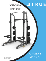 True Fitness XFW-8100 Half Rack User manual