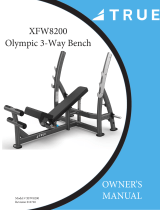 True Fitness XFW-8200 3-Way Press Bench User manual