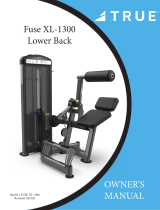 True Fitness FUSE-1300 Lower Back User manual
