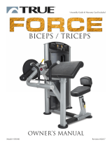 True Fitness SD1001 Biceps/Triceps User manual