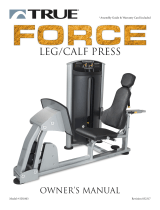 True Fitness SD1003 Leg/Calf Press User manual