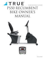 True Fitness Performance 50 Recumbent Bike Owner's manual