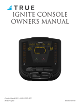 True Fitness Ignite Console Owner's manual