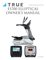 True Fitness ES700 Elliptical Owner's manual