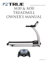 True Fitness M50 Treadmill Owner's manual