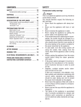 DeLonghi 1470X STIRELLA PRO Owner's manual