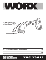 Worx WG801.9 Owner's manual