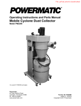 Powermatic PM2200 3HP Cyclonic Dust Collector - User manual