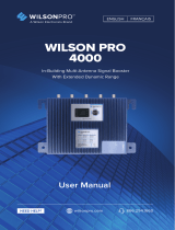 WilsonPro Pro 4000/4000R Installation guide