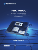 WILSON PRO Pro 1000C User manual