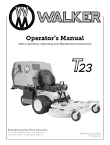 Walker T23 User manual