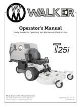 Walker T25i User manual