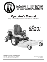 Walker B23i User manual