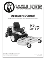 Walker B19 User manual
