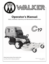 Walker C19 User manual