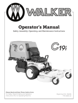 Walker C19i User manual