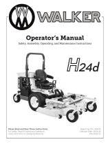 Walker H24d User manual